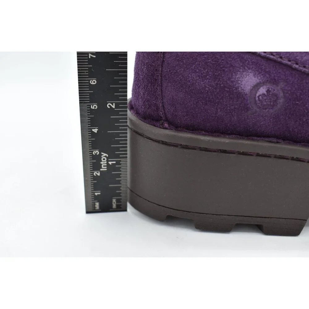 Born‎ Womens Size 7 Capri Tassel Purple Suede Platform Loafers